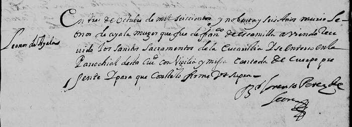 Leonor de Ayala, FS, NL, Monterrey 1696 Pg.60
