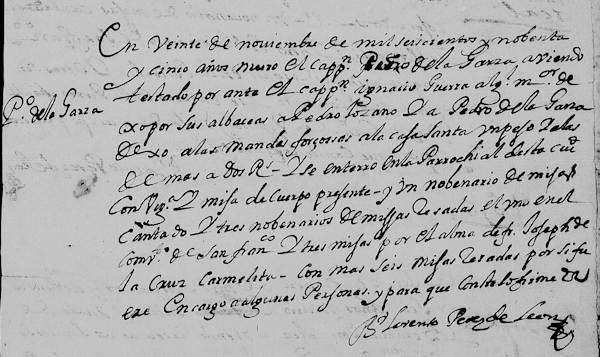 pedro-de-la-garza-death-record-1695-pg-58-monterrey-familysearch