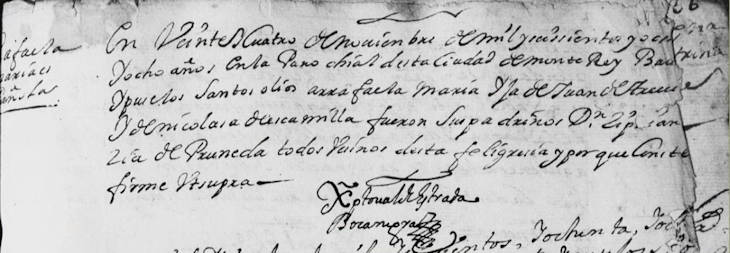 1688 Baptism of Maria Rafaela Treviño