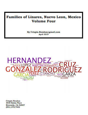 Families of Linares, Nuevo Leon, Mexico Volume Four