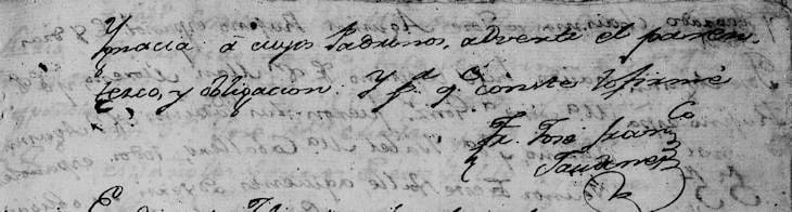 1793 Baptism of Maria Ignacia Cavazos