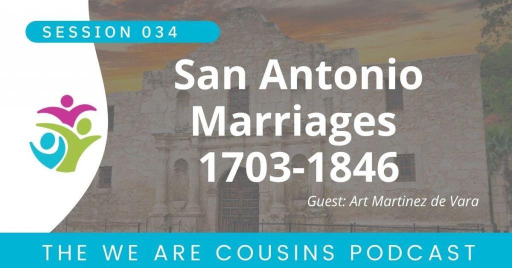San Antonio Marriages 1703-1846