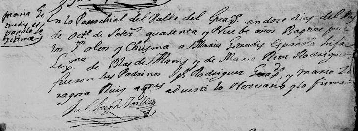 1749 Baptsim of Maria Gertrudis de Alanis, Santiago N.L. Img 33