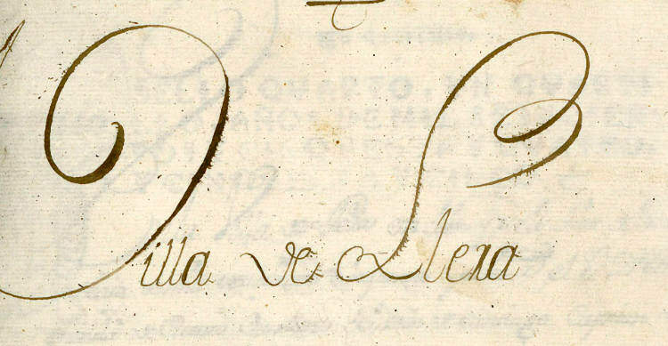 1757 General Visit of Villa de Llera
