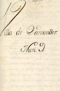 1757 General Visit of Villa de Santander