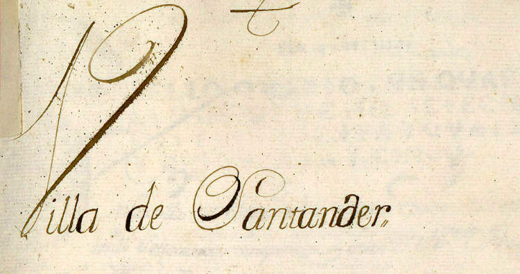 1757 General Visit of Villa de Santander