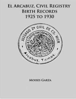 El Arcabuz Civil Registry Births 1925-1930