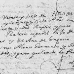 1677 Baptism of Balerio Rodriguez in Monterrey, Nuevo Leon, Mexico