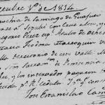 1814 Death Record of Jose Gregorio Perez