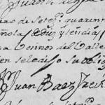 1742 Baptism of Maria Theodora Marroquin Hinojosa