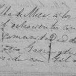 1859 Death Record of Maria del Rosario de la Garza