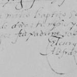 1565 Baptism Record of Joseph de Tremino