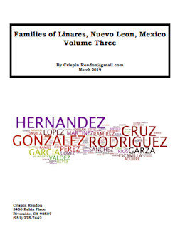 Families of Linares, Nuevo Leon, Mexico Volume Three