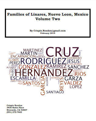 Families of Linares, Nuevo Leon, Mexico Volume Two