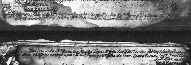 1800 Baptism Record of Maria Celedonia Hinojosa