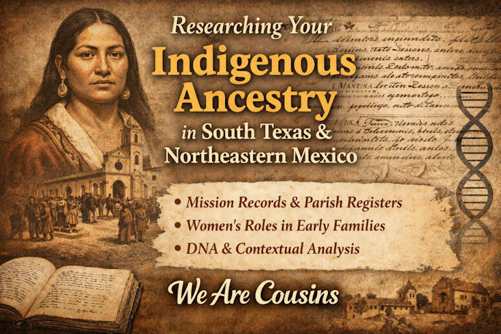 Researching Indigenous Ancestry in South Texas and Northeastern Mexico