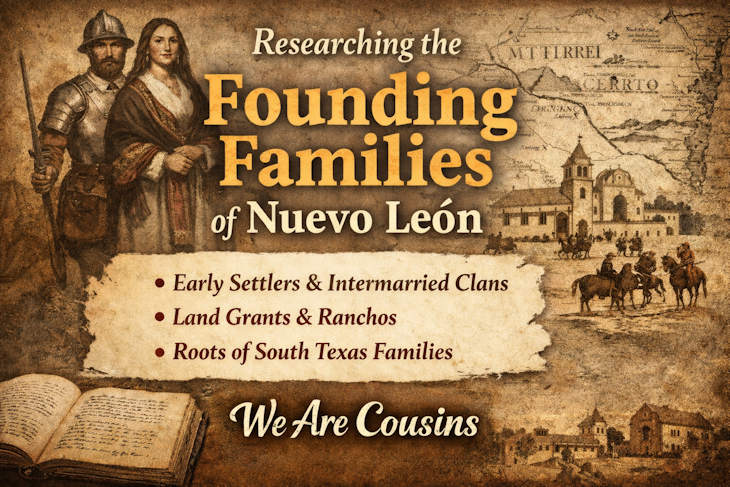 Researching The Founding Families of Nuevo León and Their Descendants