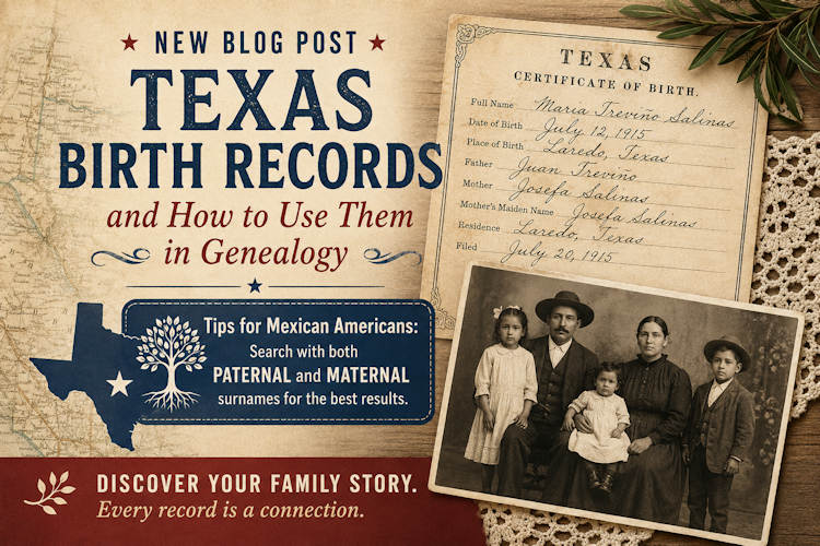 Using Texas Birth Records for Genealogy Research