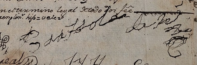 Bartolome de Trevino Signature